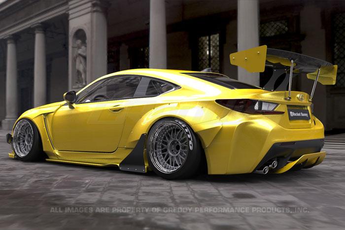 GReddy 2015+ Lexus RC-F Rocket Bunny Full Wide-Body Aero Kit w/ GT Wing - 17010251