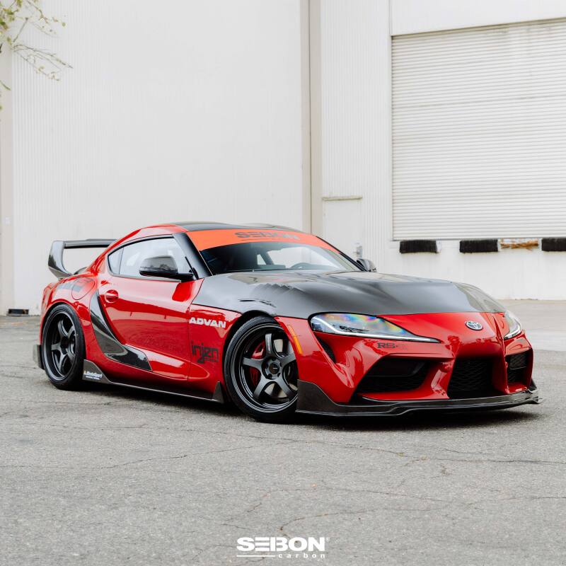 Seibon 2020 Toyota Supra TD-Style Carbon Fiber Rear Spoiler - RS20TYSUP-TD
