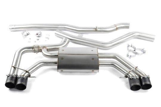 Dinan 18-25 BMW X3 M40i/X4 M40i (G01/G02) Valved Catback Exhaust System - Black Tips - D660-0099-BLK