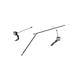 MBRP Ditch Light Kit Amber Flood Beam Ford Ranger Raptor 24-26 Upfitter Switch Models Only