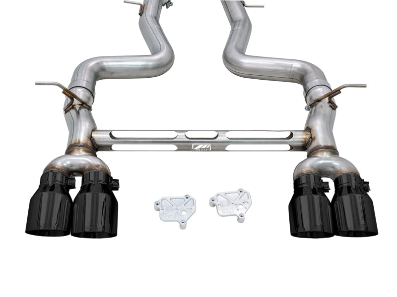 AWE Tuning BMW F8X M3/M4 Track Edition Cat-Back Exhaust - Diamond Black Tips - 3020-43087