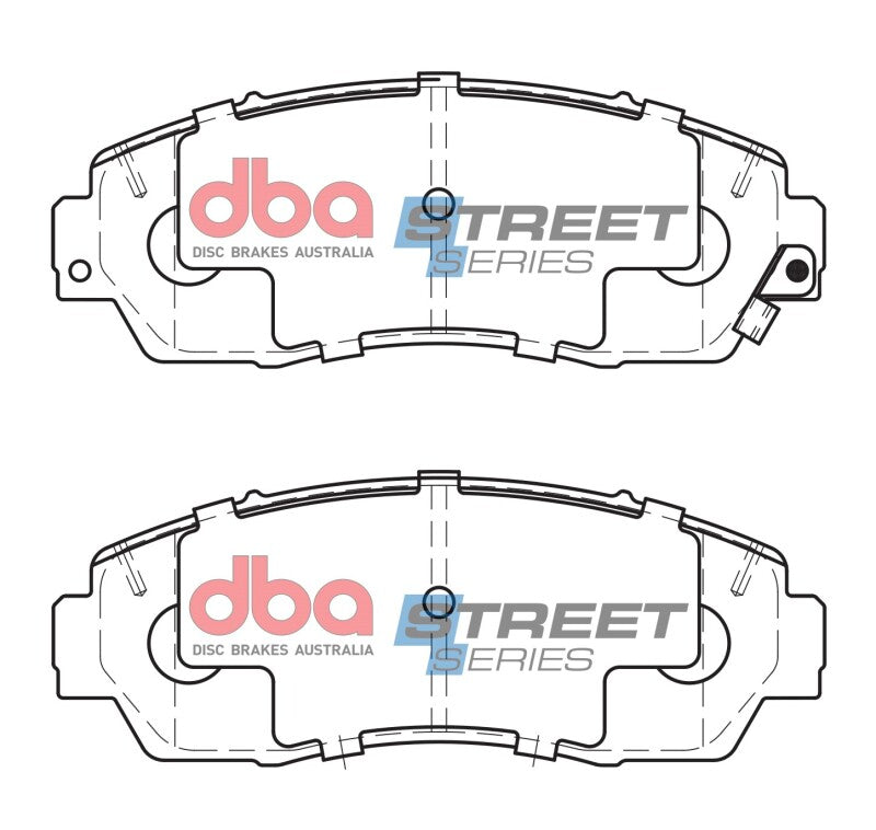 DBA 07-12 Acura RDX AWD Street Series Front Brake Pads - DB1843SS