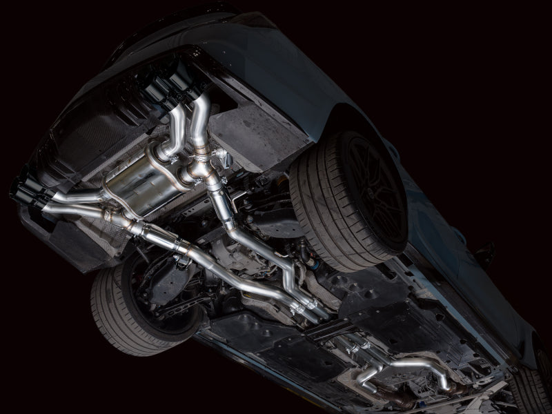 AWE Tuning 22-26 Cadillac CT5-V Blackwing SwitchPath Exhaust - Diamond Black Tips - 3025-43562