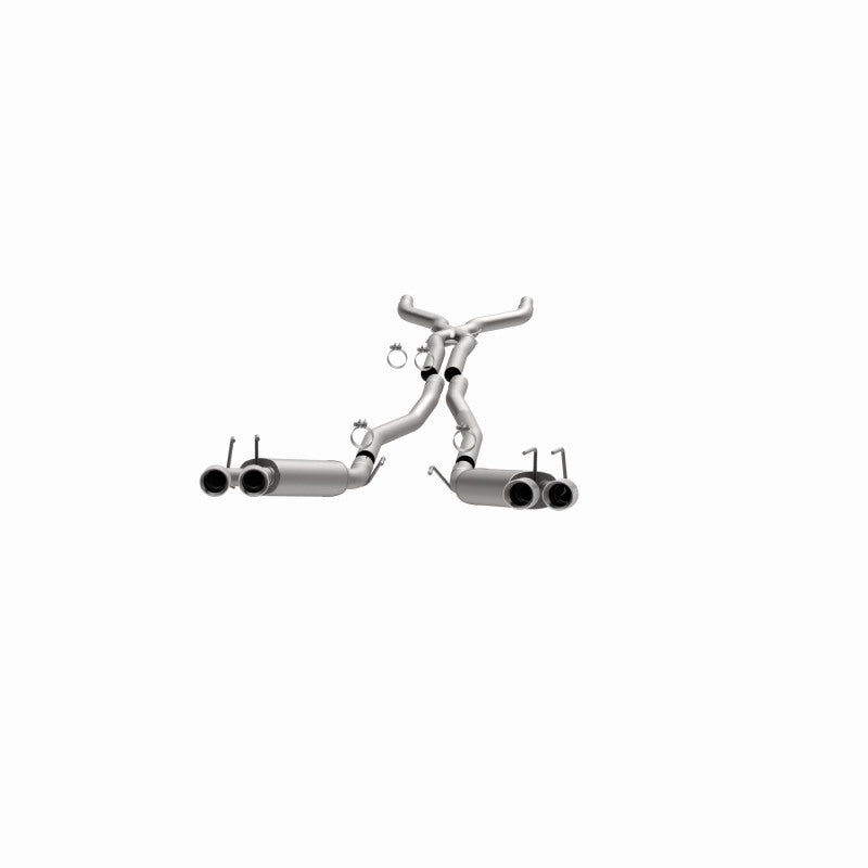MagnaFlow 13 Chevy Camaro V8 6.2L S/C Quad Split Rear Exit Cat Back Perf Exhaust - 15053