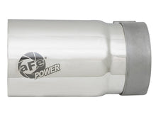 Load image into Gallery viewer, aFe MACH Force-Xp Universal Exhaust Tip 3-1/2 IN Inlet x 4 IN Outlet x 7 IN Polished Right Side Exit - 49T35404-P07