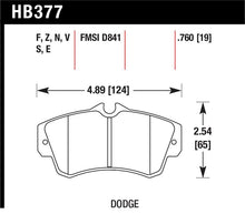 Load image into Gallery viewer, Hawk SRT4 HP+ Street Front Brake Pads - HB377N.760