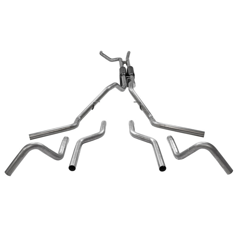 Flowmaster 67-72 Ford F100 American Thunder Cat-Back Exhaust System - (wide Tank) - 817934