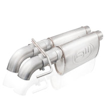 Load image into Gallery viewer, Stainless Works 2010-14 Ford Raptor 3in Exhaust Chambered Mufflers Dump Exit - FTR13CBDP