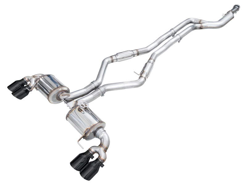 AWE Tuning 22-26 BMW M240i (G42) Touring Edition Exhaust - Diamond Black Tips - 3015-43240
