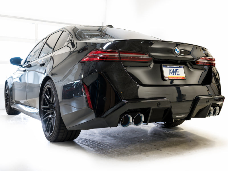 AWE Tuning BMW G90/G99 M5 Touring Edition Cat-Back Exhaust - Chrome Silver Tips - 3015-42790