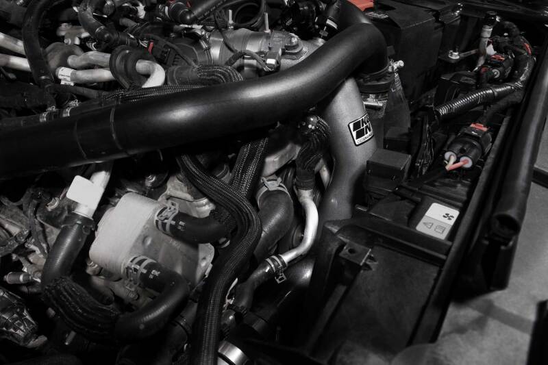 K&N 2023 Ford Bronco Raptor 3.0L V6 Aluminum Charge Pipe Kit - Gunmetal Gray - 77-1020KC