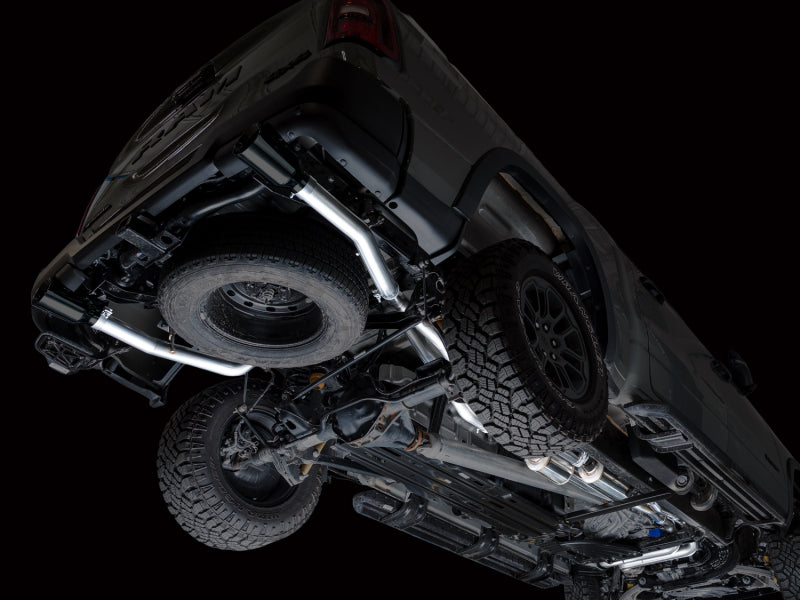 AWE Tuning 2025+ RAM 1500 3.0TT Rebel 0FG Cat-Back Exhaust w/ Diamond Black Tips - 3015-33531