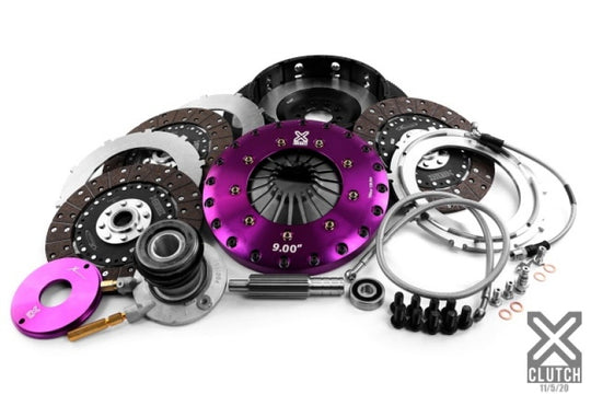 XClutch 09-13 Chevrolet Corvette ZR1 6.2L 9in Triple Solid Organic Clutch Kit - XKCR23630-3G