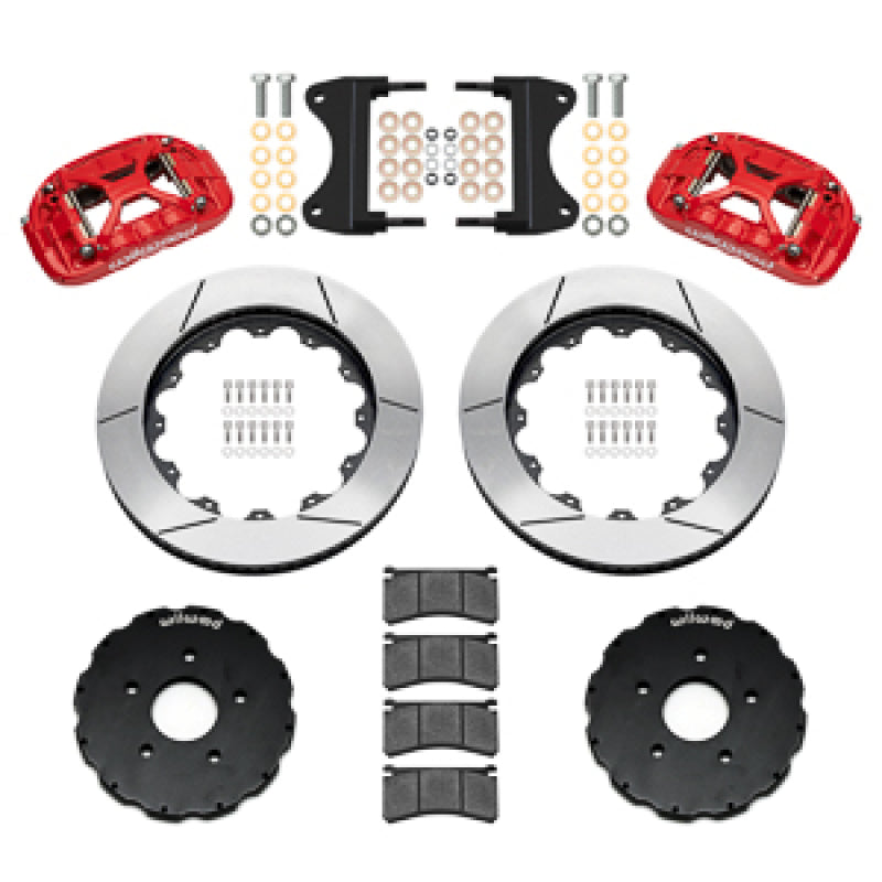 Wilwood 14-19 Chevrolet Corvette C7 Forged XRS6R Front BBK - 14.00 Rotor - Red - 140-18534-R