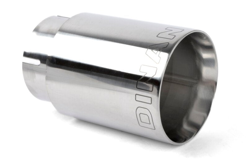 Dinan Double-Walled 4in Clamp-On Exhaust Tip - Polished - 4in Outlet / 3.25in Inlet - D663-0573-BOX