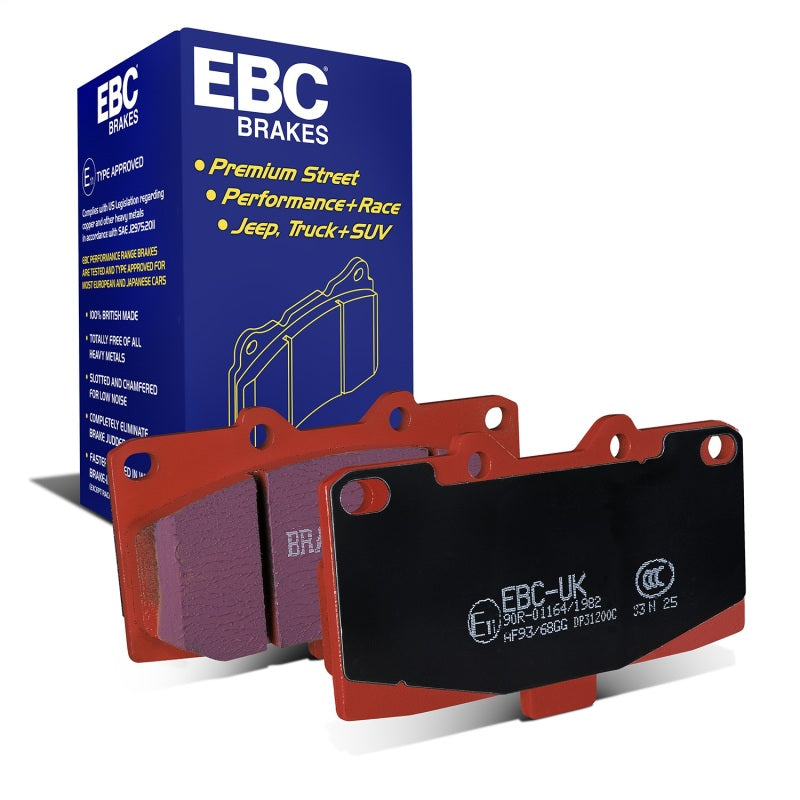 EBC 89-95 Nissan Skyline (R32) 2.6 Twin Turbo GT-R Redstuff Front Brake Pads - DP31200C