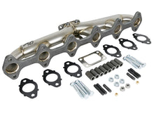 Load image into Gallery viewer, aFe Twisted Steel Header Turbo Manifold (T3) 98.5-02 Dodge Diesel Trucks L6 5.9L (td)