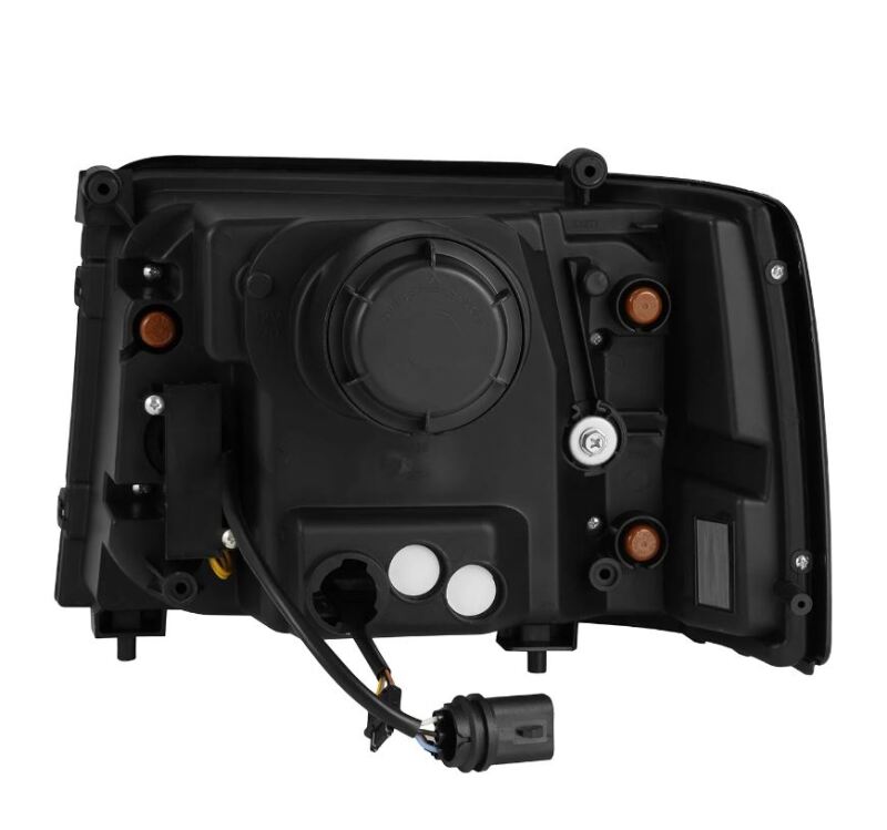 AlphaRex 92-96 Ford F-Series/Bronco NOVA-Series LED Proj Headlight Bk w/Actv Light SeqSig & SBDRL - 880299