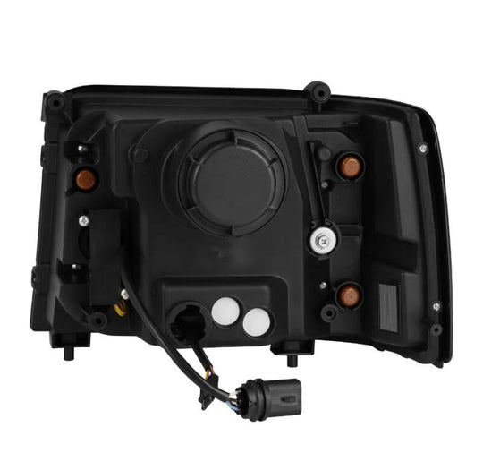AlphaRex 92-96 Ford F-Series/Bronco NOVA-Series LED Proj Headlight Bk w/Actv Light SeqSig & SBDRL - 880299