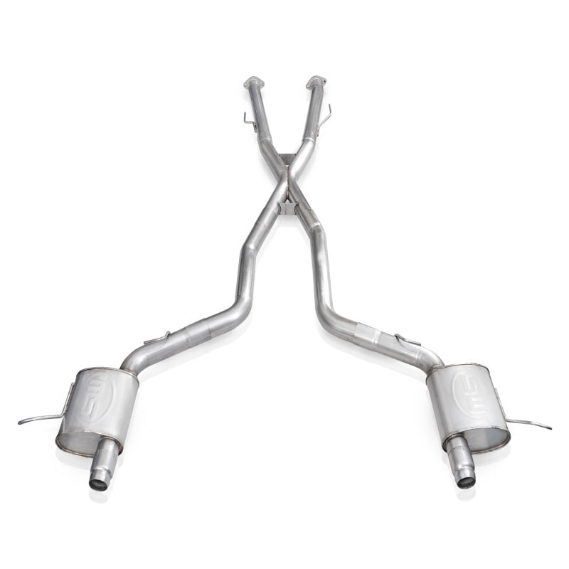 Stainless Works 11-20 Jeep Grand Cherokee 5.7L 3in Redline Catback Exhaust w/X-Pipe (Uses OEM Tips) - JPGC57CBR