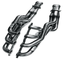 Load image into Gallery viewer, Kooks 09-14 Cadillac CTS-V LSA 6.2L 1-7/8in x 3in SS Longtube Headers and Green Catted SS X-Pipe - 2311H430