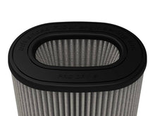 Load image into Gallery viewer, aFe MagnumFLOW Pro DRY S Air Filter (6-3/4 x 4-3/4)in F x (8-1/2 x 6-1/2)in B x (7-1/4 x 5)in T - 20-91206D