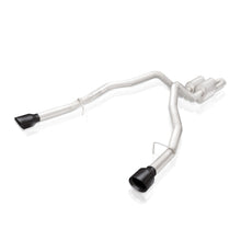 Load image into Gallery viewer, Stainless Works 2019+ Ram Legend Catback With Black Tips - RAM19CBL-B