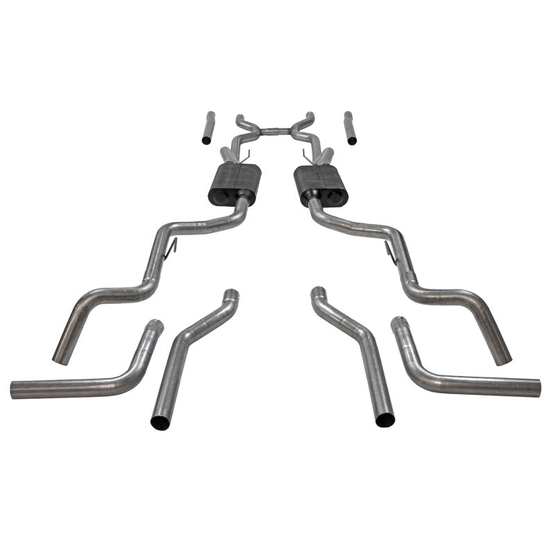 Flowmaster 63-66 GM C10 American Thunder SS Crossmember-Back Exhaust System - 817937