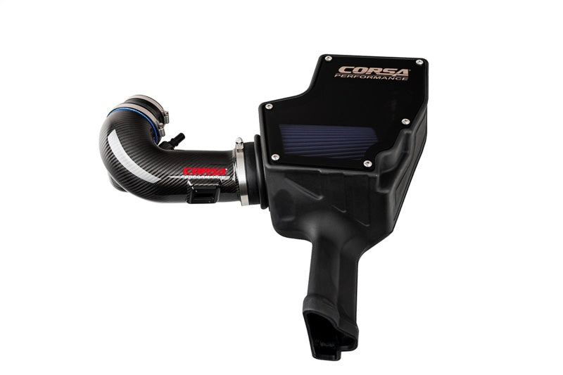 Corsa 18-23 Ford F-150 Mustang GT 5.0L V8 Closed Box Intake w/ Forged CF Duct & Oiled Air Filter - 44007-MF