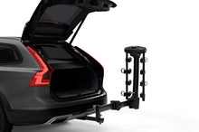 Load image into Gallery viewer, Thule Apex XT Swing 4 - Hanging Hitch Bike Rack w/Swing-Away Arm (Up to 4 Bikes) - Black - 9027XT