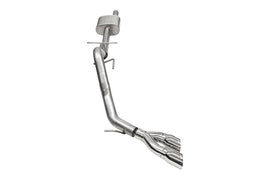 Corsa 2024-2025 Ford Ranger 3in Cat-Back Exhaust 4in Polished Pro-Series Slash Cut Twin Tip - 21246