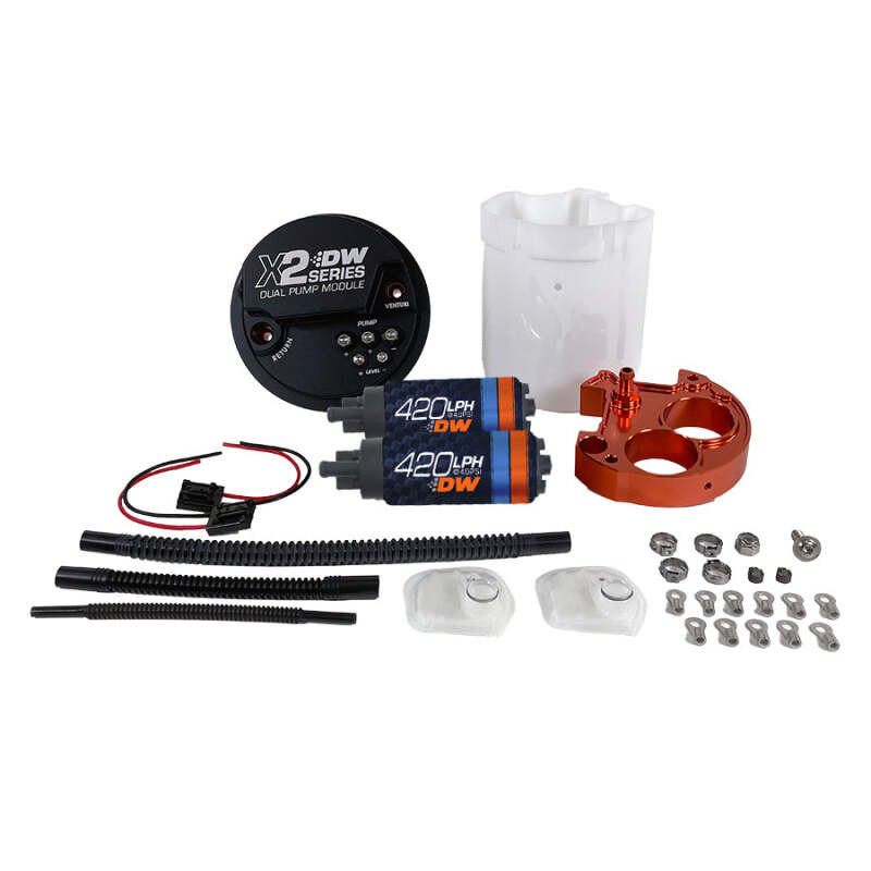 DeatschWerks X2 Series Fuel Pump Module with Dual DW420 Pumps For 2008-21 WRX/STI - 9-421-7050