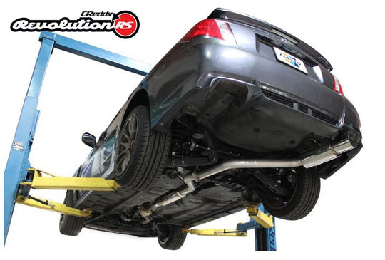 GReddy 11-14 Subaru WRX/STI (Sedan) 76mm Single Side Cat-Back Revolution RS Exhaust - 10168101