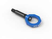 Load image into Gallery viewer, aFe Control Front Tow Hook Blue BMW F-Chassis 2/3/4/M