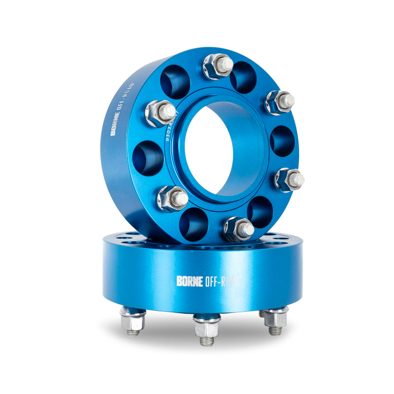 Mishimoto Wheel Spacers - 6x139.7 - 95.1 - 35 - M14 - Blue - BNWS-013-350BL