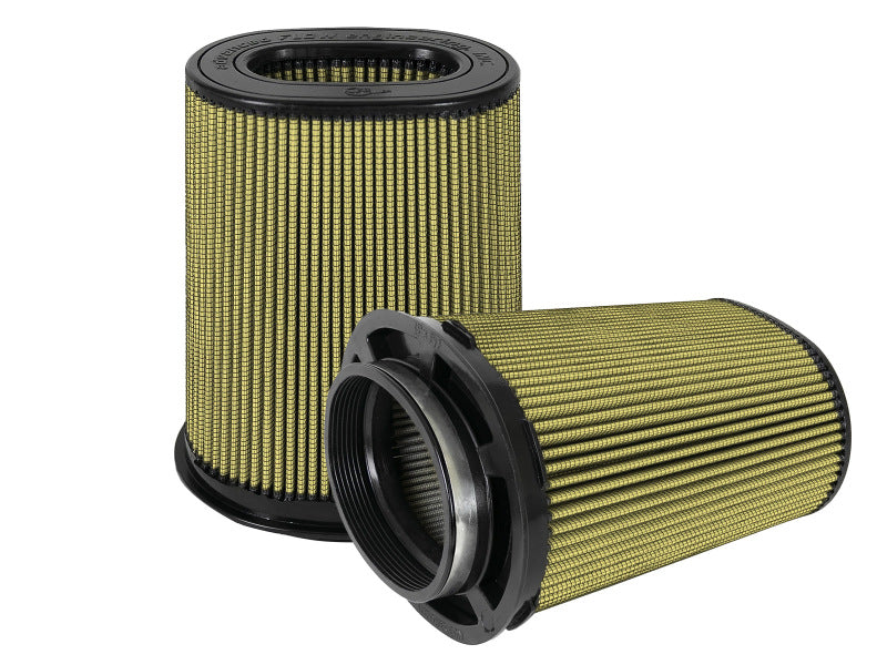 aFe Momentum PG7 Univ Air Filter (6 x 4)in F (8.25 x 6.25)in B (7.25 x 5)in T (Inv) 10in H (Pair) - 72-91136-MA