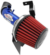 Load image into Gallery viewer, AEM 03-04 Evo 8 Blue Short Ram Intake - 22-435B
