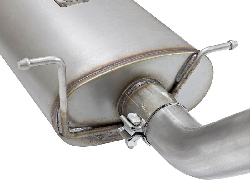 aFe MACHForce XP Exhausts Cat-Back Black Tip 09-17 GM Silverado 1500 4.3/5.3L RegCab SB/LB - 49-44072-B