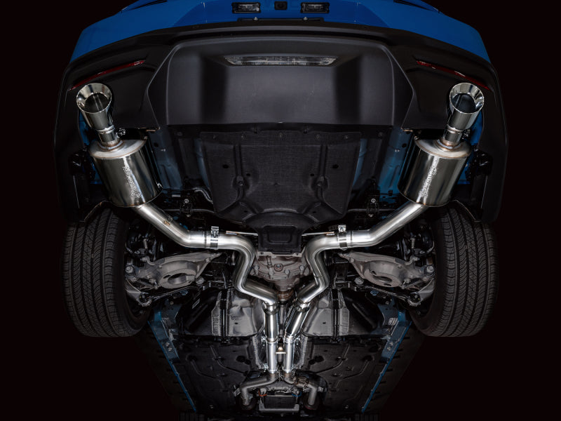 AWE Tuning 2024 Ford Mustang GT Fastback S650 RWD Touring Catback Exhaust w/ Dual Chrome Silver Tips - 3015-32650