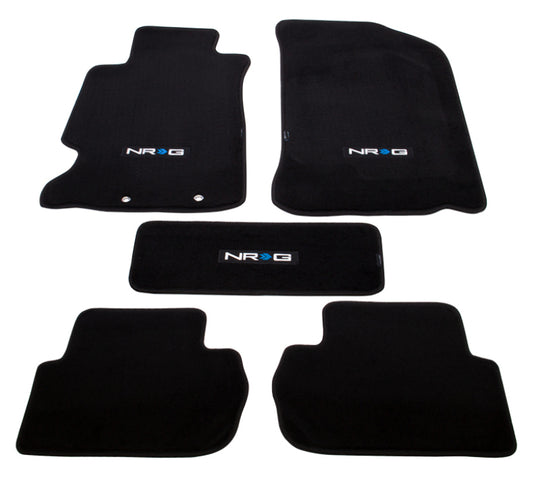 NRG Floor Mats - 02-06 Acura RSX (NRG Logo) - 5pc. - FMR-220NRG