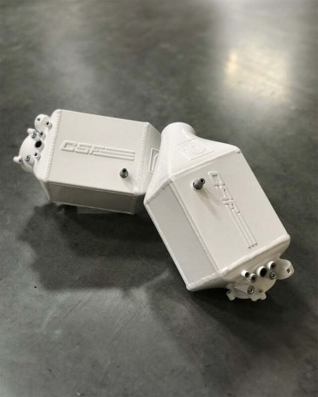CSF 12-16 BMW M5 (F10) / 12-18 BMW M6 (F06/F12/F13) Twin Charge-Air-Cooler Set - Alpine White - 8109AW