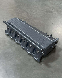 CSF Toyota A90/A91 Supra/ BMW G-Series B58 Charge-Air Cooler Manifold - Turbulence Grey - 8200TBG