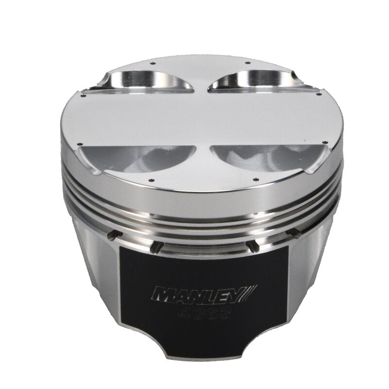 Manley Mitsubishi Evo VIII/IX 4G63/4G63T 86mm Bore 10.0:1 Comp Ratio -2.5cc Flat Top T/T Piston Set - 606410CE-4