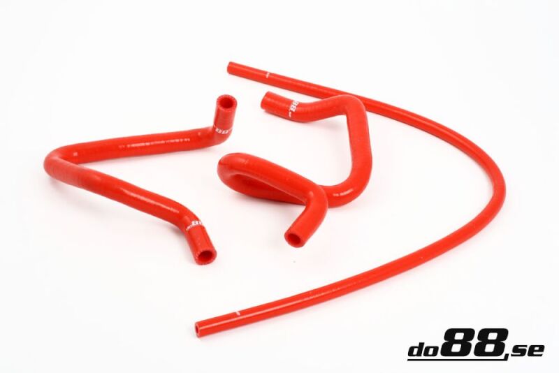do88 Volvo 940 92-98 Coolant Hoses Complement Red - DO88-KIT33R