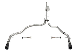 Corsa 2021-2025 Ford F-150 SuperCrew/6.5in Bed 5.0L V8 Sport Cat-Back Dual Rear Exit-Black PVD