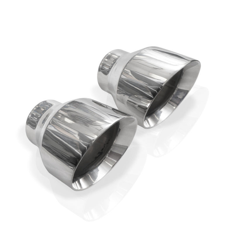 Stainless Works 2020 Ford GT500 Legend Catback X-Pipe Exhaust Factory Connect - Polished Tips - GT500CBXFCL