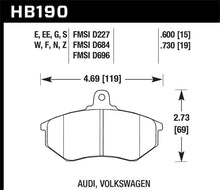 Load image into Gallery viewer, Hawk HP+ Street Brake Pads - HB190N.600