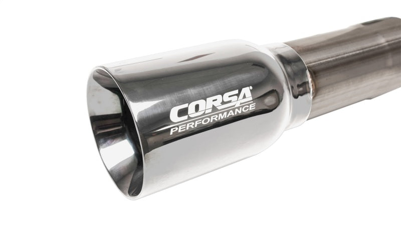 Corsa 2007-2018 Jeep Wrangler JKU 3.6L/3.8L 2.75in Sport Cat-Back Exhaust w/ 4in American Flag Tips - 21122USA