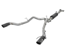 Load image into Gallery viewer, aFe MACH Force-Xp 3in to 3-1/2in 304 SS Cat-Back Exhaust w/Black Tip 17-18 Ford F-150 Raptor V6 3.5L - 49-33094-B