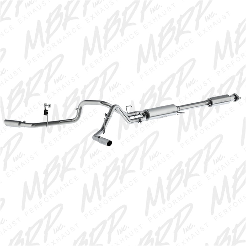 MBRP 2015 Ford F-150 5.0L 3in Cat Back Dual Split Side Exit T409 Exhaust System - S5257409